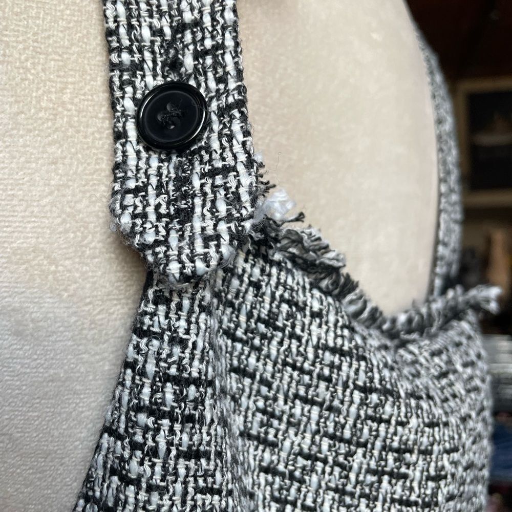 REVOLVE Black and Gray Tweed Dress - Picture 11 of 15